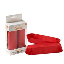 Picture of 60 RED ECLAIR BAKING CUPS 135X33X28 H MM